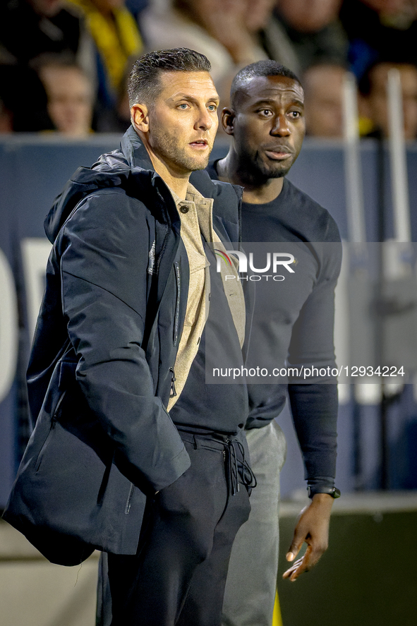Go Ahead Eagles trainer Melvin Boel is present during the match between NAC Breda and Go Ahead Eagles Deventer at the Rat Verlegh Stadium fo... by EYE4images/NurPhoto