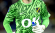 NAC Breda goalkeeper Daniel Bielica plays during the match between NAC Breda and Go Ahead...