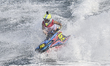Estelle Poret of France competes in the MOTO 3, Ski Ladies GP1 of the UIM-ABP Aquabike Cla...