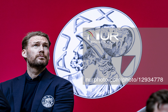 Director of football for Ajax, Merijn Beuker, attends the match between AFC Ajax Amsterdam and SC Heerenveen at the Johan Cruijff Arena for... by EYE4images/NurPhoto
