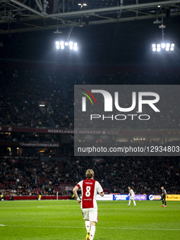 AFC Ajax Amsterdam midfielder Kenneth Taylor plays during the match between AFC Ajax Amsterdam and SC Heerenveen at the Johan Cruijff Arena... by EYE4images/NurPhoto