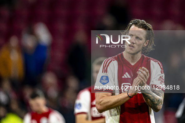 AFC Ajax Amsterdam forward Wout Weghorst plays during the match between AFC Ajax Amsterdam and SC Heerenveen at the Johan Cruijff Arena for... by EYE4images/NurPhoto