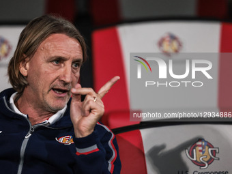 Davide Nicola, head coach of US Cremonese, participates in the Serie A football match between US Cremonese and Juventus FC in Cremona, Italy... by Emanuele Comincini/NurPhoto