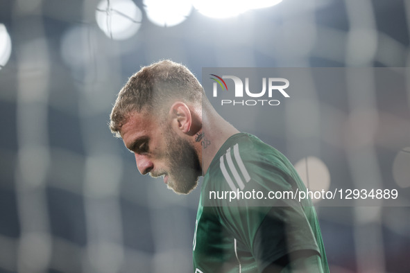 Michele Di Gregorio of Juventus FC participates in the Serie A football match between US Cremonese and Juventus FC in Cremona, Italy, on Nov... by Emanuele Comincini/NurPhoto