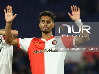 Goncalo Borges of Feyenoord Rotterdam plays during the match between Feyenoord and FC Volendam at De Kuip for the Dutch Vriendenloterij Ered... by EYE4images/NurPhoto
