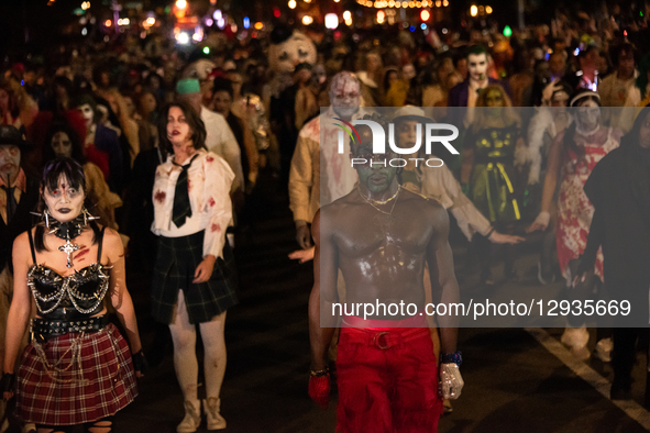 The Halloween Parade takes place again in Manhattan, New York City, on October 31, 2025. Thousands come to watch and take part as costumes f... by Neil Constantine/NurPhoto