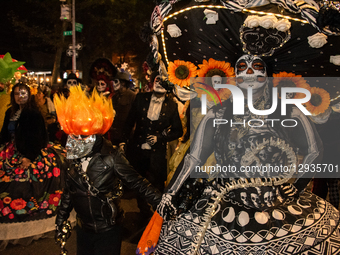 The Halloween Parade takes place again in Manhattan, New York City, on October 31, 2025. Thousands come to watch and take part as costumes f... by Neil Constantine/NurPhoto