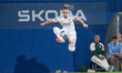 Athenea del Castillo of Real Madrid CF women controls the ball during the Liga F Moeve foo...