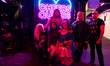 People arrive to attend the last party under the motto 'The Last Cheers, Queers!' at Schwu...