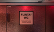 The toilets with the sign 'Flinta WC' at Schwuz Club are pictured prior to the last party...