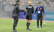 Sadayoshi Shirai, head coach of Japan U-17, is in action during the FIFA U-17 Women's Worl...