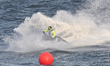 Gyorgy Kasza of Hungary competes during the MOTO 2, Runabout GP1 of the UIM-ABP Aquabike C...