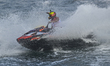 Francois Medori of France competes during the MOTO 2, Runabout GP1 of the UIM-ABP Aquabike...