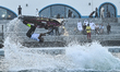 Abdullrahman Alsulaiti of Qatar competes during the Freestyle of the UIM-ABP Aquabike Clas...
