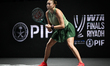 RIYADH, SAUDI ARABIA – NOVEMBER 1, 2025:Amanda Anisimova of the United States plays again...
