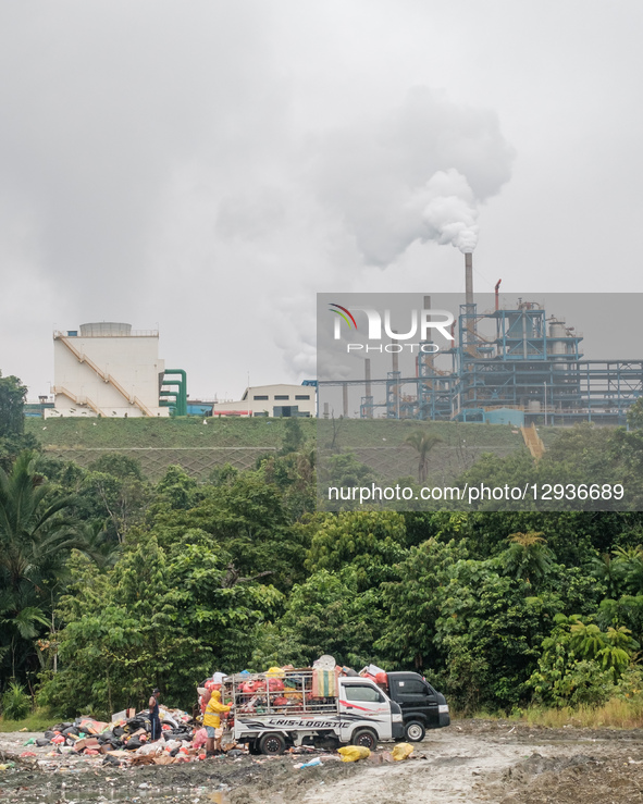 A landfill site is located right next to the smelter area of the nickel factory owned by Indonesia Weda Bay Industrial Park (IWIP) in Weda B... by Muhammad Fauzy/NurPhoto