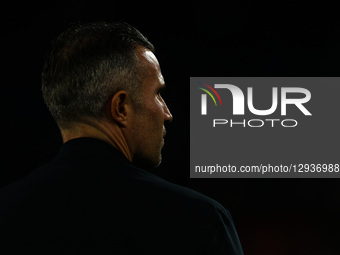 Feyenoord Rotterdam trainer Robin van Persie is present during the match between Feyenoord and FC Volendam at De Kuip for the Dutch Vrienden... by EYE4images/NurPhoto