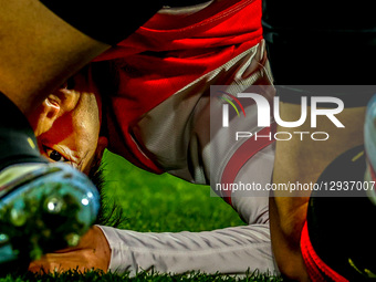 Ayase Ueda of Feyenoord Rotterdam plays during the match between Feyenoord and FC Volendam at De Kuip for the Dutch Vriendenloterij Eredivis... by EYE4images/NurPhoto
