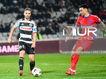 Mihaita Alexandru Chipciu plays during the Romanian Superliga match between Universitatea Cluj and FCSB at Cluj Arena in Cluj, Romania, on N... by Flaviu Buboi/NurPhoto