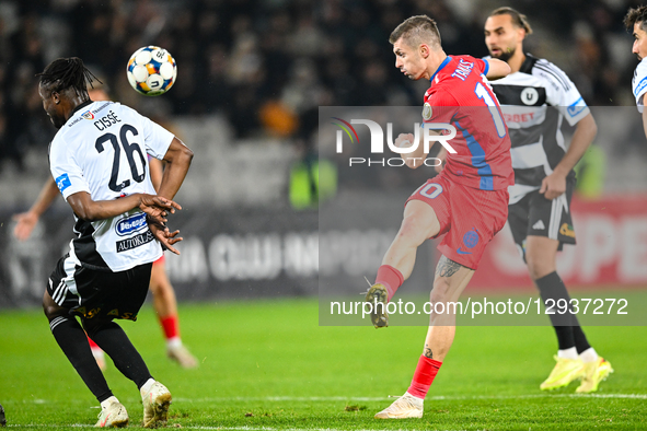 Florin Lucian TANASE is in action during the Romanian Superliga match between Universitatea Cluj and FCSB at Cluj Arena in Cluj, Romania, on... by Flaviu Buboi/NurPhoto