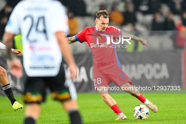 Grigoras Alexandru Pantea is in action during the Romanian Superliga match between Universitatea Cluj and FCSB at Cluj Arena in Cluj, Romani... by Flaviu Buboi/NurPhoto