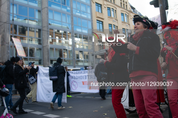 Thousands of people take part in the big demonstration against Chancellor Merz's immigration policy in Cologne, Germany, on November 2, 2025... by Ying Tang/NurPhoto