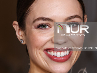 Claudia Sulewski wearing Gucci arrives at the 14th Annual LACMA (Los Angeles County Museum of Art) Art + Film Gala 2025 presented by Gucci h... by Image Press Agency/NurPhoto