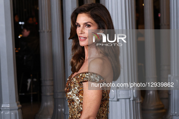 Cindy Crawford wearing Gucci arrives at the 14th Annual LACMA (Los Angeles County Museum of Art) Art + Film Gala 2025 presented by Gucci hel... by Image Press Agency/NurPhoto