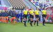 Teams enter the field during the FIFA U-17 Women's World Cup Morocco 2025 quarter-final ma...