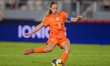 Thomassen M. A. A. (Defender) of Netherlands U-17 misses the fourth penalty during the FIF...