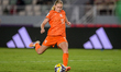 Derks R. J. E. (Forward) of Netherlands U-17 scores the seventh penalty during the FIFA U-...