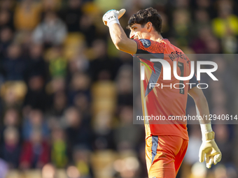 Vladan Kovacevic of Norwich City participates in the Sky Bet Championship match between Norwich City and Hull City at Carrow Road in Norwich... by MI News/NurPhoto