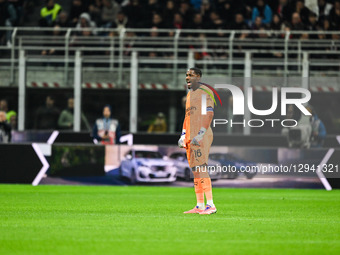 Mike Maignan of AC Milan is in action during the Italian Serie A football match between AC Milan and AS Roma in Milan, Italy, on November 2,... by Tiziano Ballabio/NurPhoto