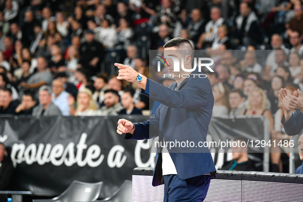 Nenad Stefanovic participates in the U-BT Cluj-Napoca vs. Igokea M:Tel game in the ABA League at BT Arena in Cluj-Napoca, Romania, on Novemb... by Flaviu Buboi/NurPhoto