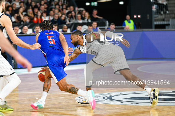 Patrick Neal Richard II plays during the U-BT Cluj-Napoca vs. Igokea M:Tel game in the ABA League at BT Arena in Cluj-Napoca, on November 1,... by Flaviu Buboi/NurPhoto
