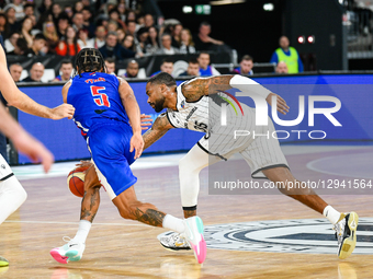 Patrick Neal Richard II plays during the U-BT Cluj-Napoca vs. Igokea M:Tel game in the ABA League at BT Arena in Cluj-Napoca, on November 1,... by Flaviu Buboi/NurPhoto