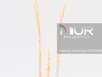 The Russian ''Warriors'' aerobatic demonstration team performs stunt flying at Yaohu Airport in Nanchang, Jiangxi Province, China, on Novemb... by Costfoto/NurPhoto