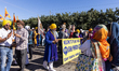 The 46th annual Sutter County Nagar Kirtan Sikh parade begins from the Gurdwara Sahib temp...