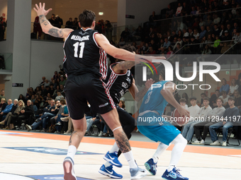 Bertram Derthona Tortona Basket-Gevi Napoli Basket plays against Dominick Olejniczak during the LBA Legabasket Serie A Unipol 2025/2026 5^ g... by Antonio Abbruzzese/NurPhoto