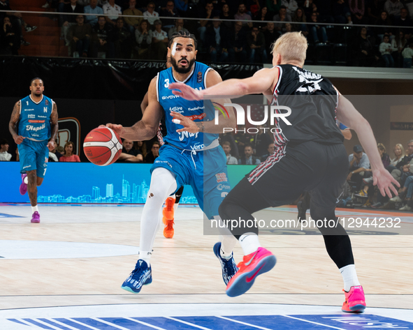 Mitrou Long plays during the LBA Legabasket Serie A Unipol 2025/2026 5^ giornata match between Bertram Derthona Tortona Basket and Gevi Napo... by Antonio Abbruzzese/NurPhoto