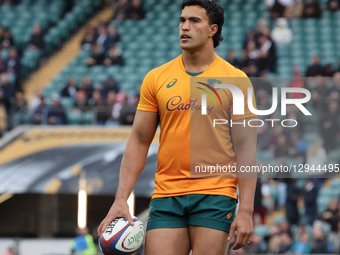 Joseph-Aukuso Shaalii from The Kings School makes his debut during the Quilter Nations Series match between England and Australia at Allianz... by Action Foto Sport/NurPhoto