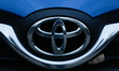 A Toyota badge is seen on a car in Warsaw, Poland on 01 November, 2025. 