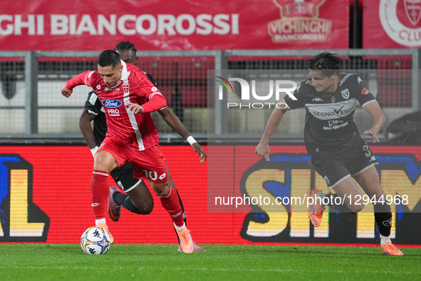 Gianluca Caprari plays during the match between AC Monza and Spezia Calcio in Serie B at U-Power Stadium in Monza, Italy, on November 2, 202... by Alessio Morgese/NurPhoto