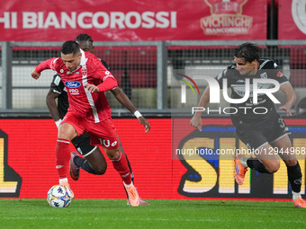 Gianluca Caprari plays during the match between AC Monza and Spezia Calcio in Serie B at U-Power Stadium in Monza, Italy, on November 2, 202... by Alessio Morgese/NurPhoto