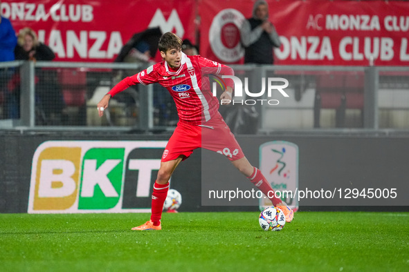 Andrea Colpani plays during the match between AC Monza and Spezia Calcio in Serie B at U-Power Stadium in Monza, Italy, on November 2, 2025.... by Alessio Morgese/NurPhoto