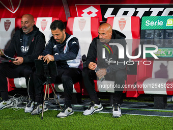 Paolo Bianco is the head coach of AC Monza during the match between AC Monza and Spezia Calcio in Serie B at U-Power Stadium in Monza, Italy... by Alessio Morgese/NurPhoto