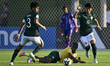 BOHLOKO Neo of South Africa and ESCALANTE Bladimir of Bolivia compete during the FIFA U-17...