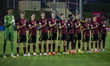 Belgium team players line up prior to the FIFA U-17 World Cup Qatar 2025 Group D match bet...