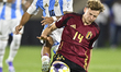 TELLO Alejandro of Argentina and WINS Axl of Belgium are in action during the FIFA U-17 Wo...