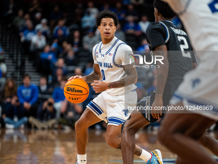 Saint Peter's Peacocks Vs. Seton Hall Pirates NCAA College Men's Basketball